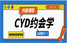 CYD约会学内部课程(17节)泡学高端内部
