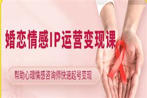 雨宸《婚恋情感IP，运营变现课程》